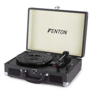 Fenton  Fenton RP115 Audio-Plattenspieler mit Riemenantrieb Schwarz Manuell 