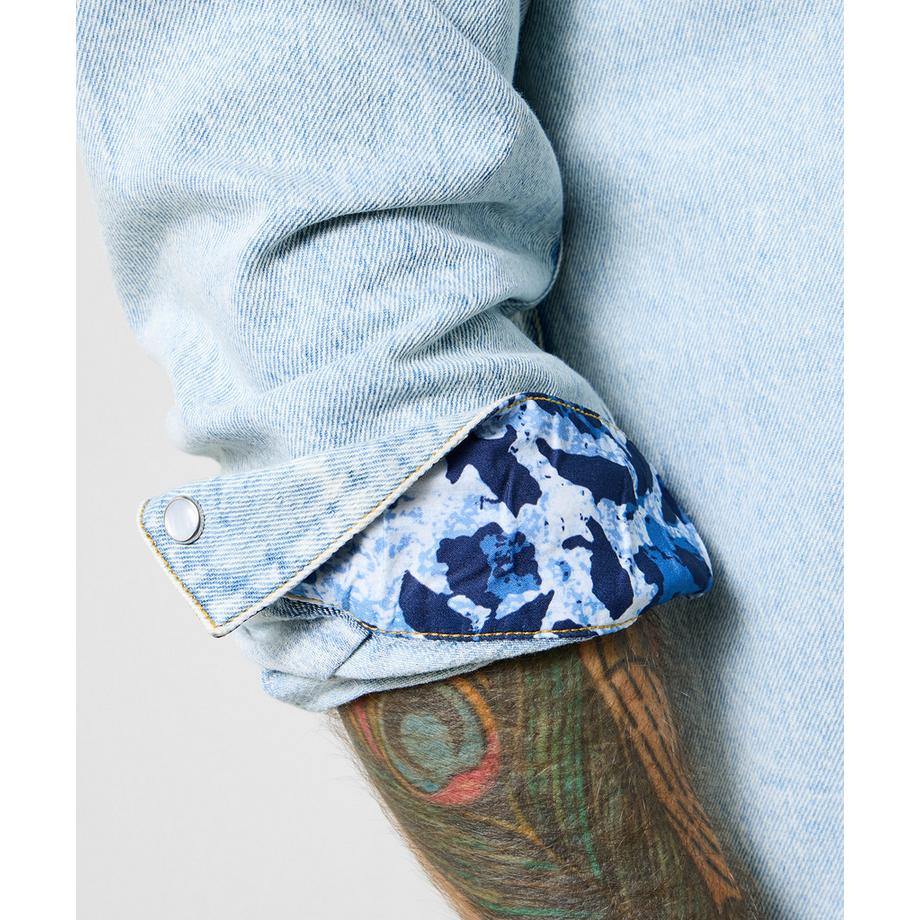 Joe Browns Individuelles Jeanshemd im Westernstil  