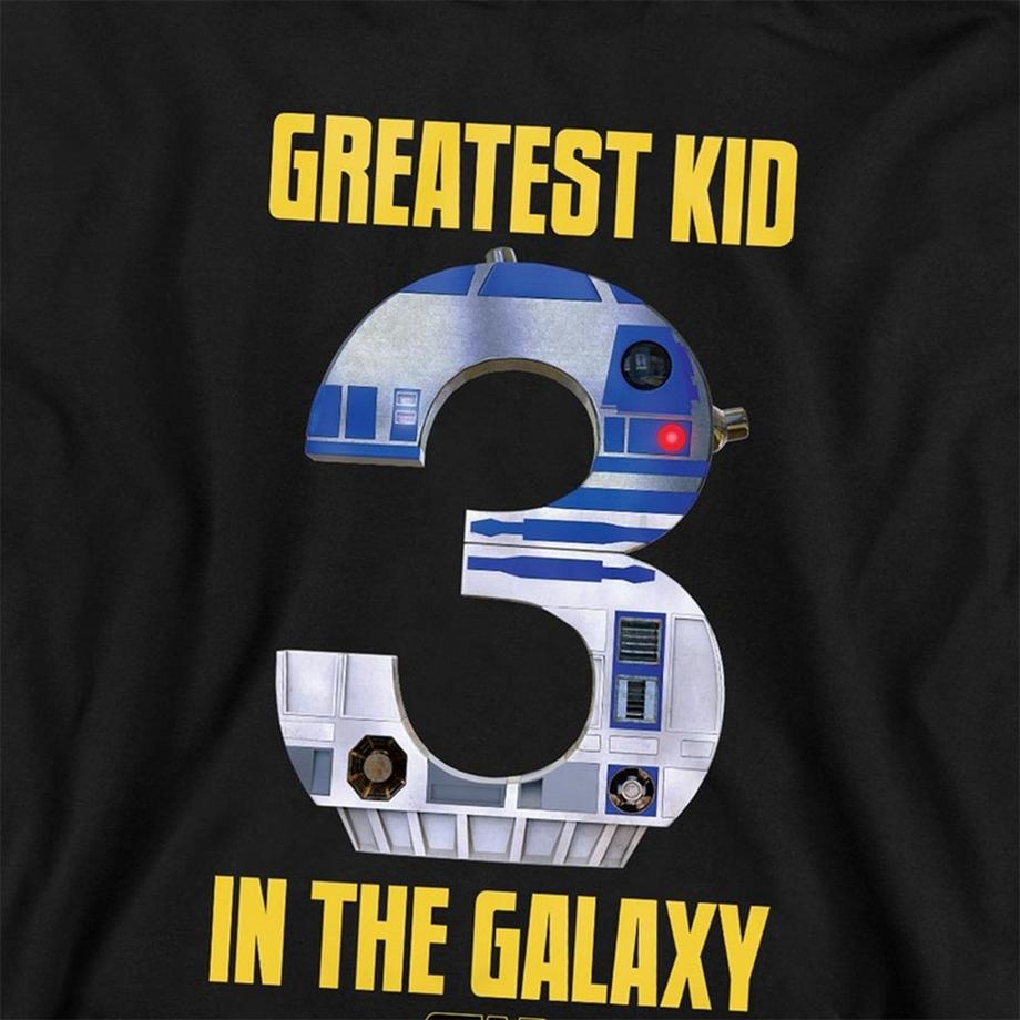 STAR WARS  Greatest Kid In The Galaxy Felpa Con Cappuccio R2d2 