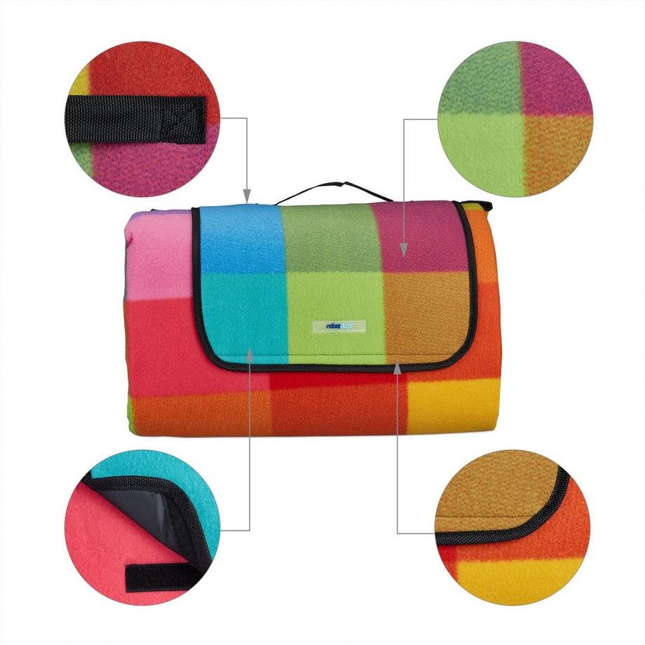 B2X Picknickdecke 300 x 200 cm kariert  