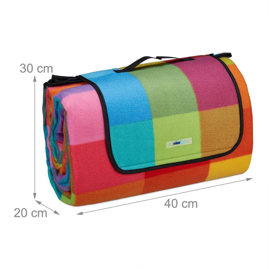 B2X Picknickdecke 300 x 200 cm kariert  
