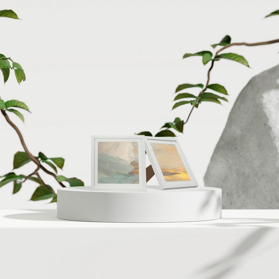 B2X Cadre photo 25x25 cm Lot de 2  