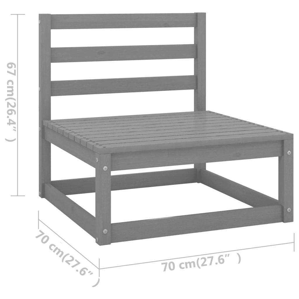 VidaXL divano centrale Pine Wood  