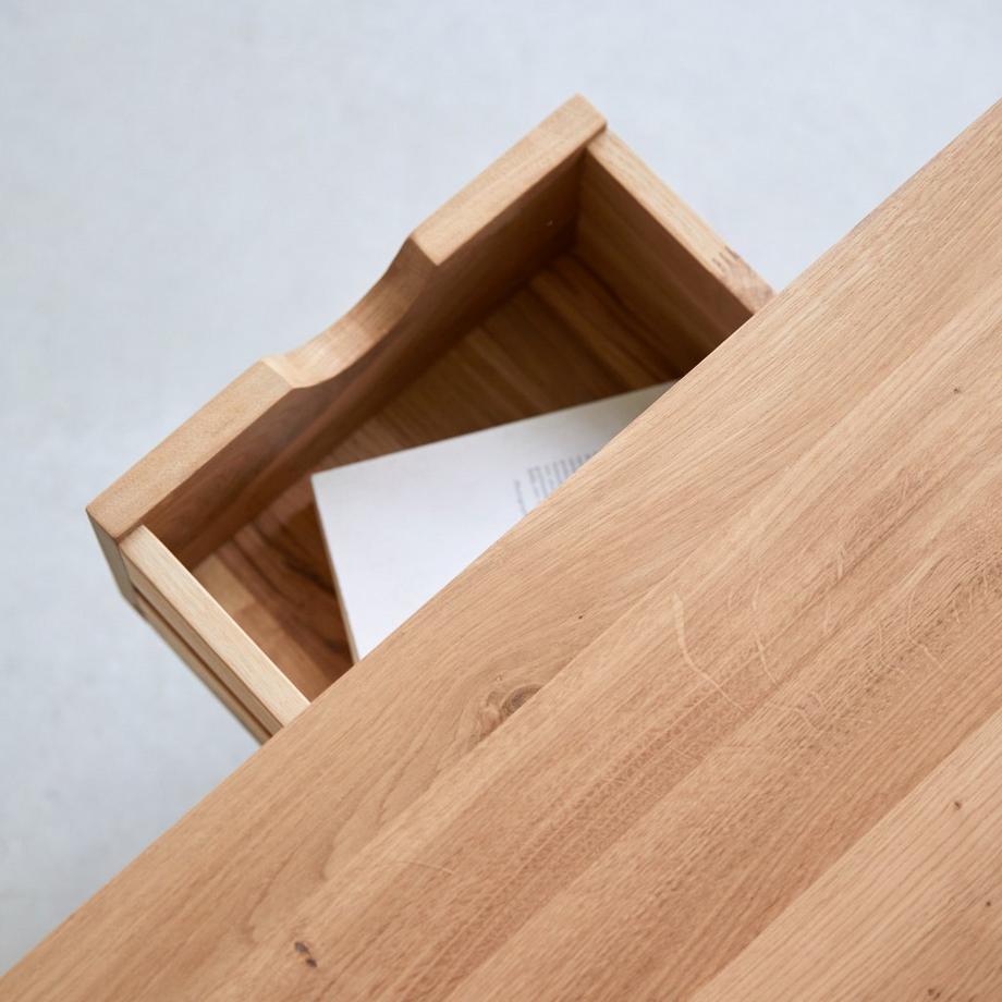 Tikamoon Table basse en chêne massif Oliver  