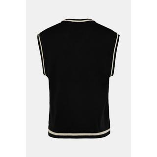 Sthuge Gilet Smanicato Scollo a V in Maglia  