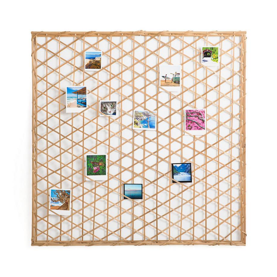 La Redoute Intérieurs Cadre pêle-mêle en bambou 100x100 cm  