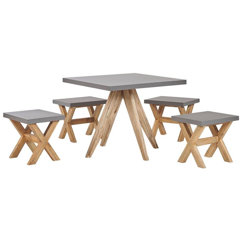 Gartentisch Set aus Faserzement  OLBIA