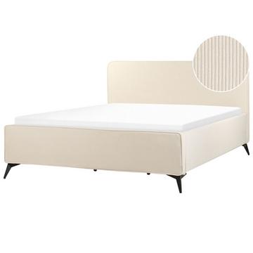 Lit avec sommier en Velours côtelé Traditionnel VALOGNES