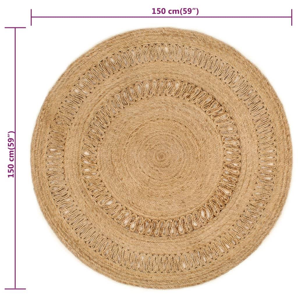 VidaXL Carpette jute  