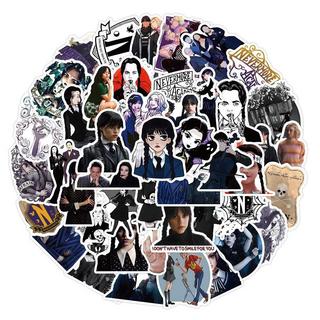 Gameloot Aufkleber - TV-Serie Wednesday - 50 Stk  