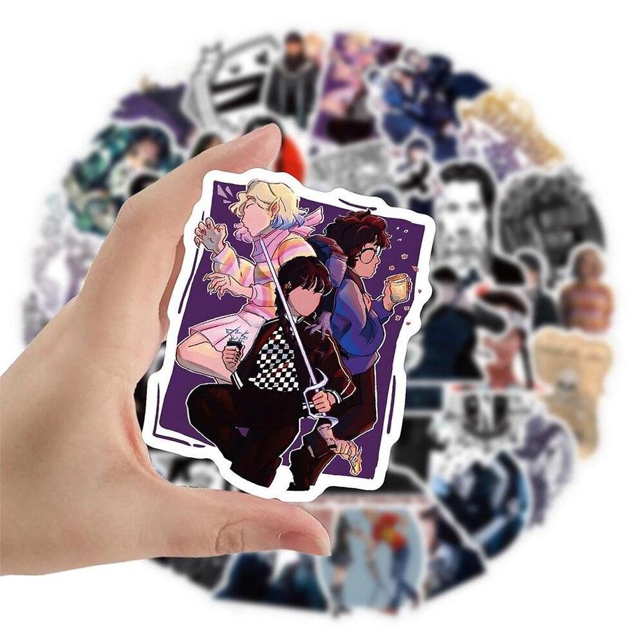 Gameloot Aufkleber - TV-Serie Wednesday - 50 Stk  