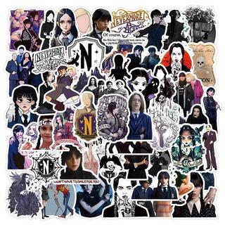 Gameloot Aufkleber - TV-Serie Wednesday - 50 Stk  