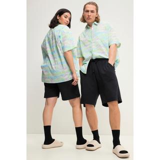 Studio Untold  Sweat-Bermuda, Wide Legs, Elastikbund, Unisex 