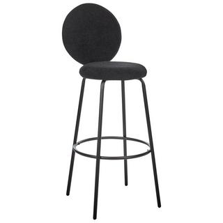 Beliani Lot de 2 chaises de bar en Bouclé Moderne EMERY  