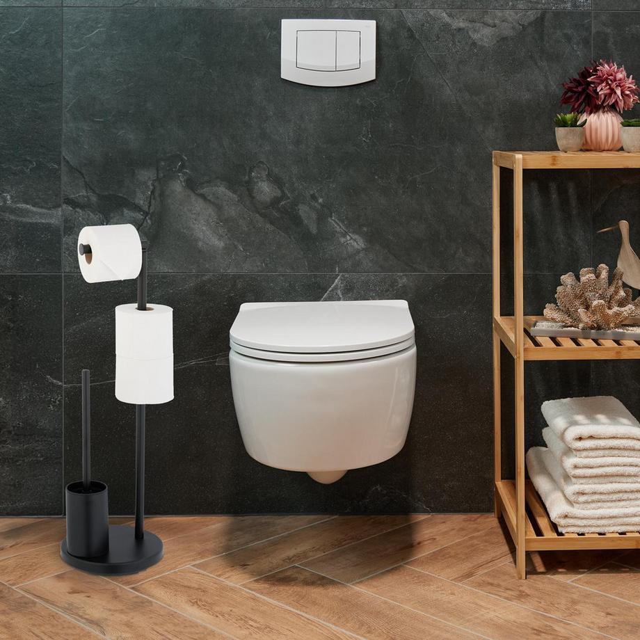 Northix Set da toilette con portarotolo  