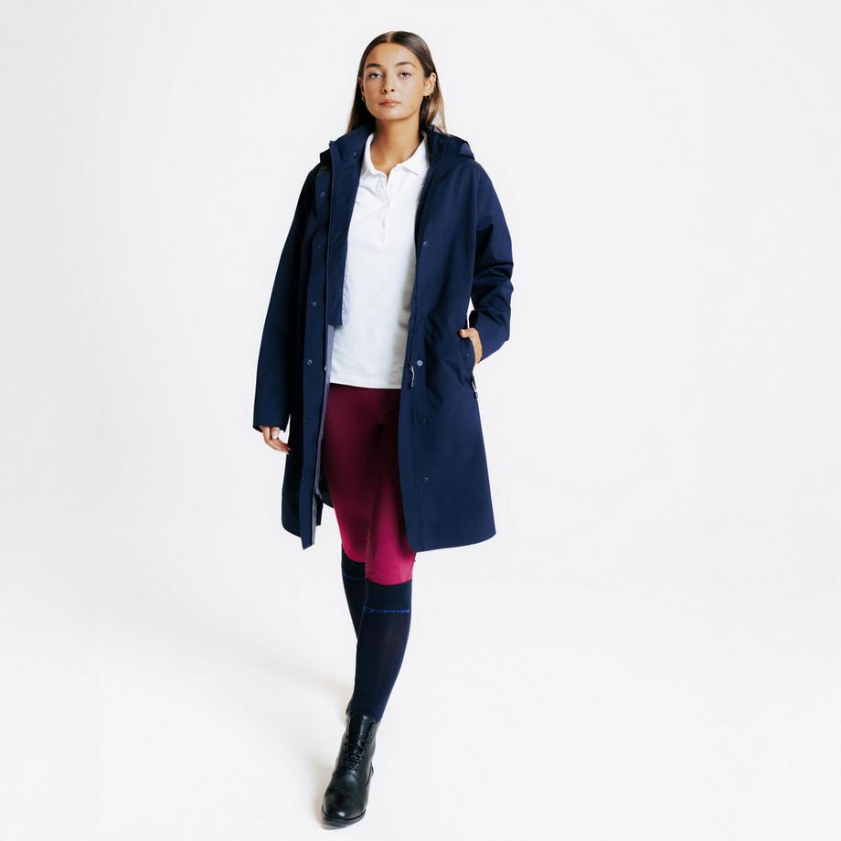 FOUGANZA Longue veste d'équitation imperméable  