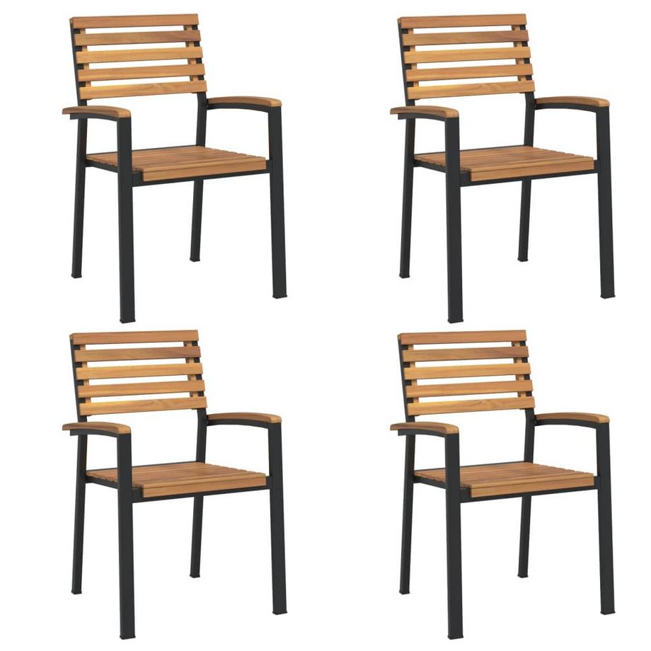 VidaXL Ensemble à manger de jardin bois d'acacia  