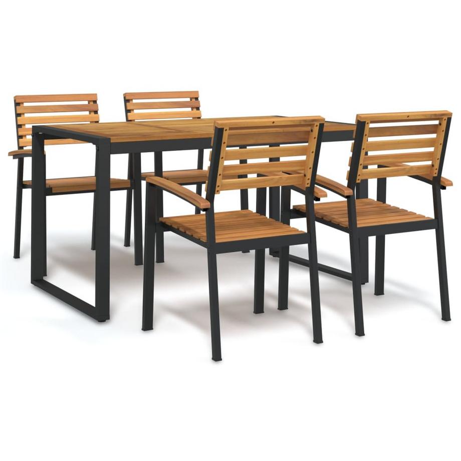 VidaXL Ensemble à manger de jardin bois d'acacia  