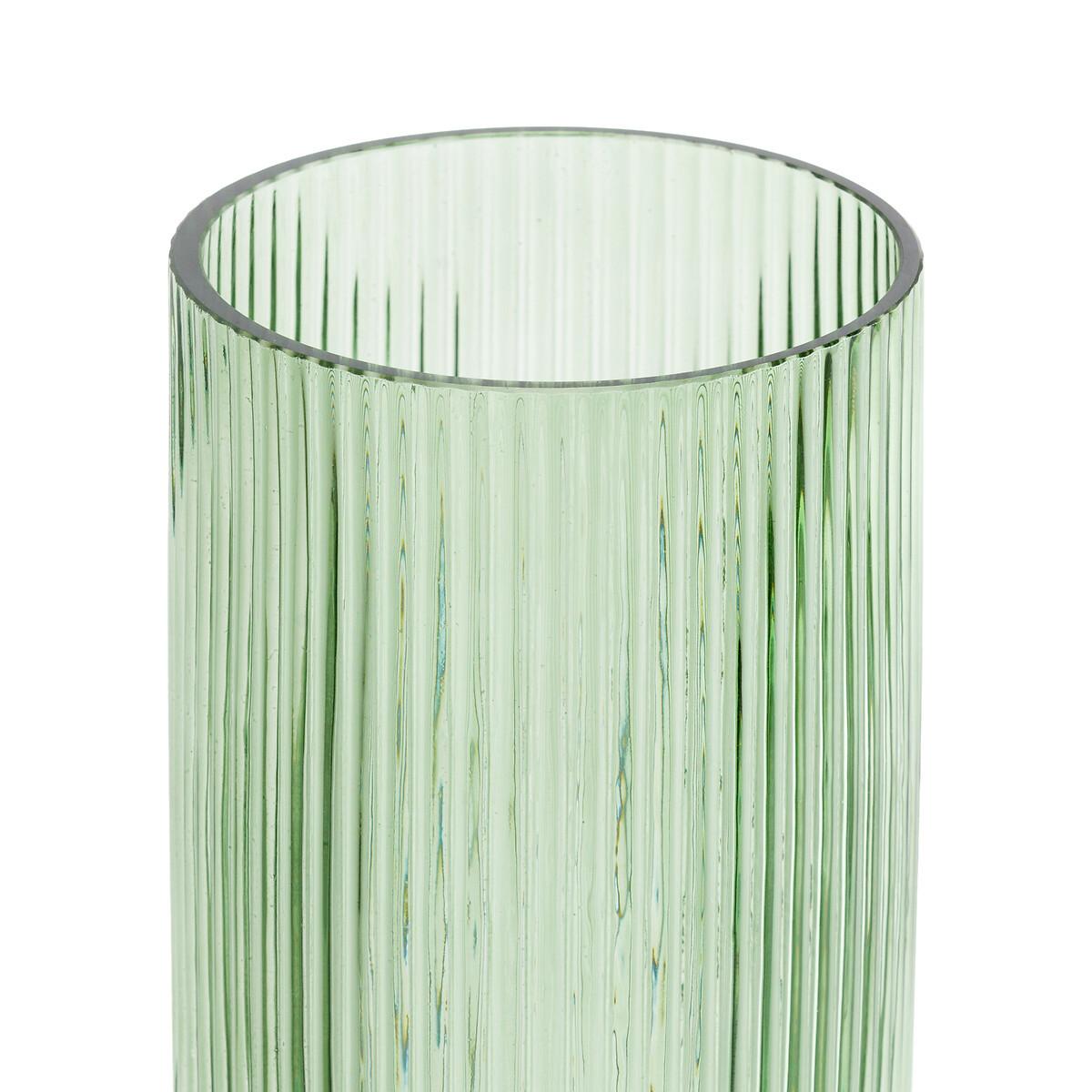 La Redoute Intérieurs Vase en verre strié H26 cm  