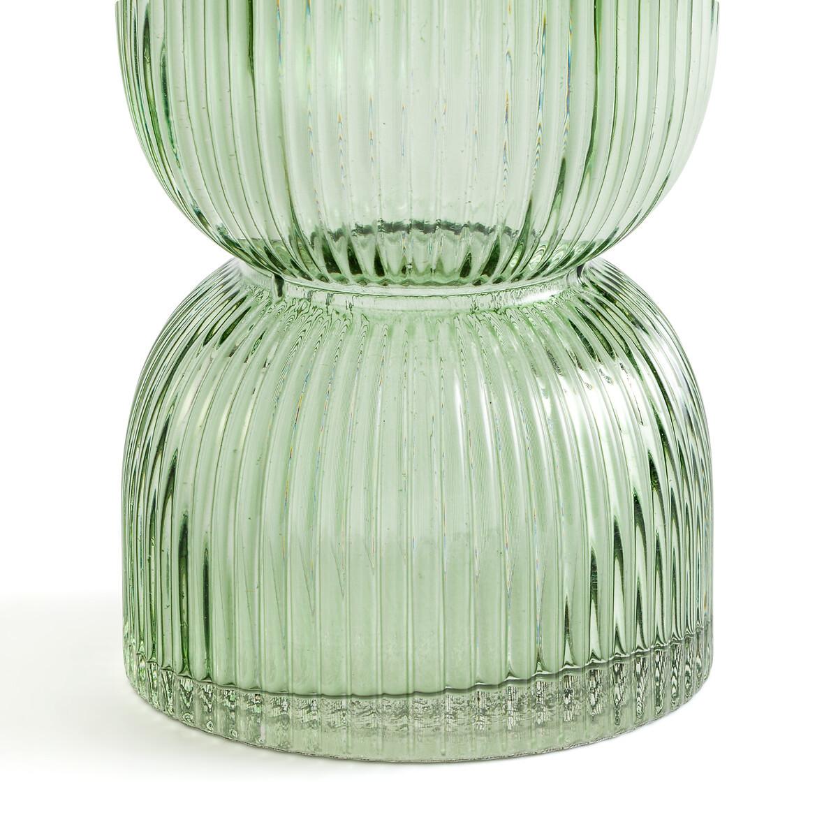 La Redoute Intérieurs Vase en verre strié H26 cm  