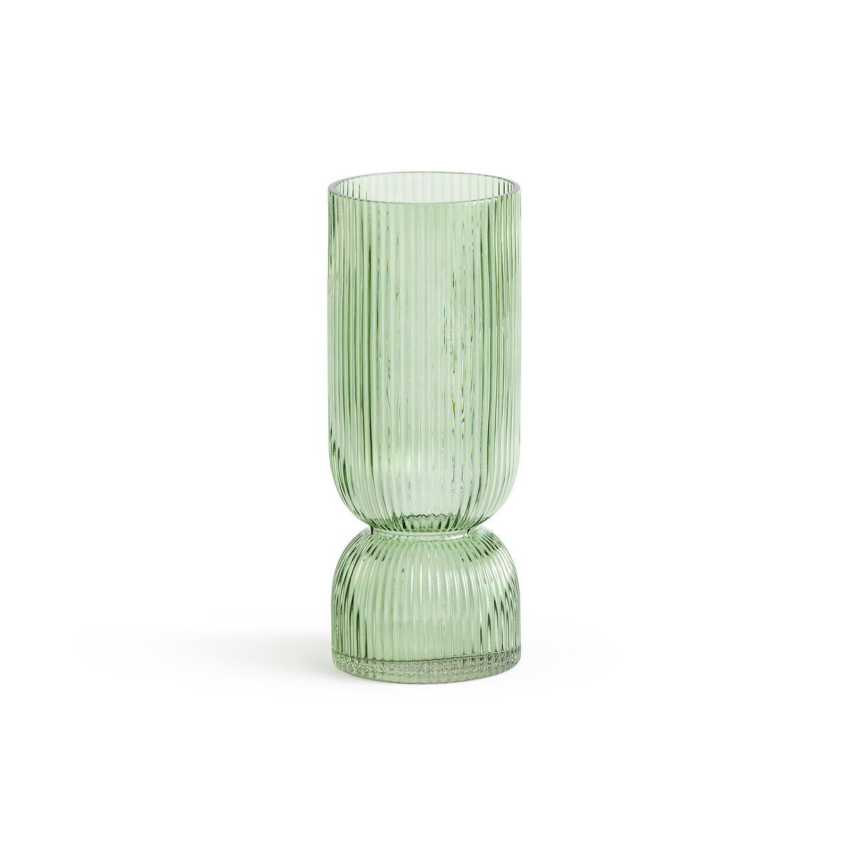 La Redoute Intérieurs Vase en verre strié H26 cm  