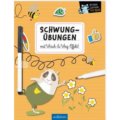 Erstes Lernen mit Spaß - Schwungübungen Jäger, Katja (Illustrationen) Copertina rigida 