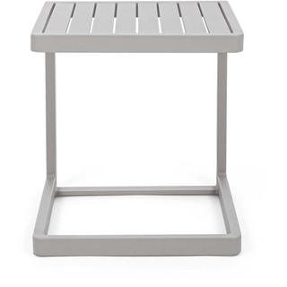 mutoni Table d'appoint de jardin Konnor 40x40 rastin  