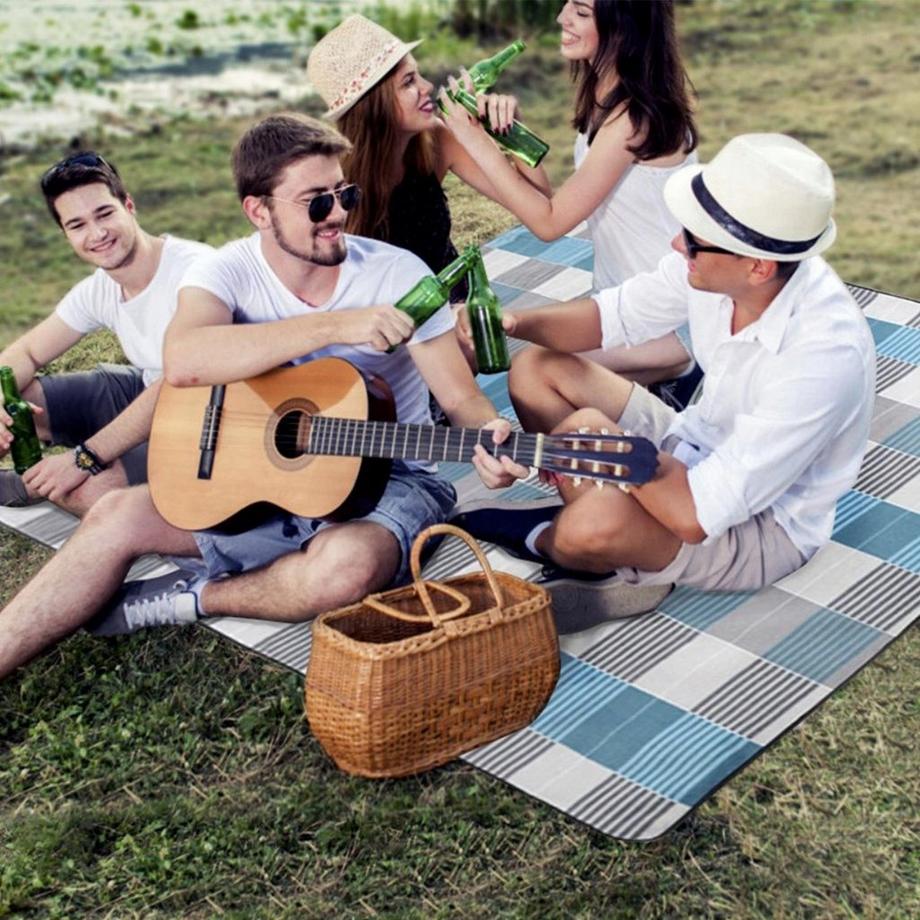 Trizand Wasserdichte Stranddecke 2 x 2 Meter  