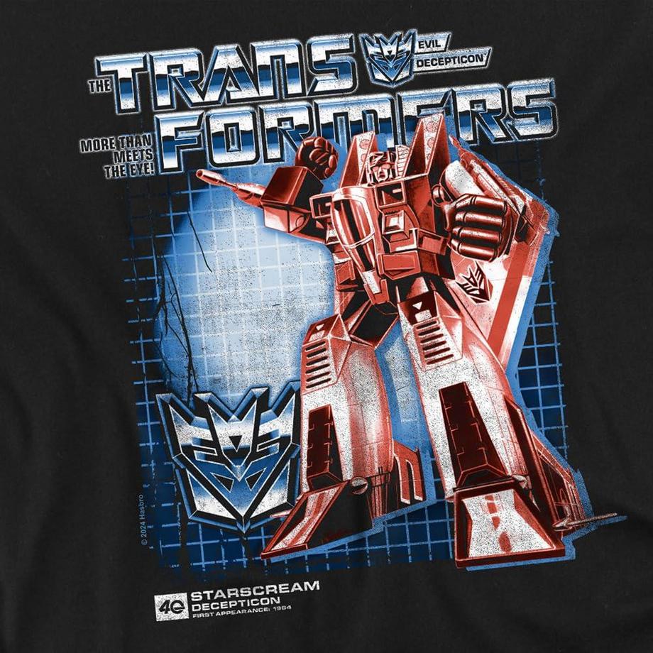 TRANSFORMERS Starscream 40th Anniversary T-Shirt  
