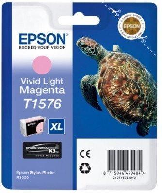 Image of EPSON EPSON Tintenpatrone vivid light mag. T157640 Stylus Photo R3000 26ml - ONE SIZE