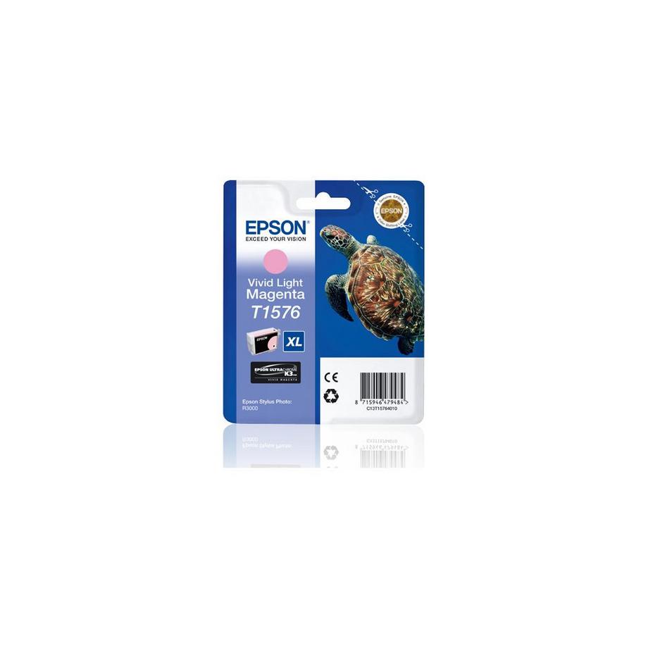 EPSON  EPSON Tintenpatrone vivid light mag. T157640 Stylus Photo R3000 26ml 