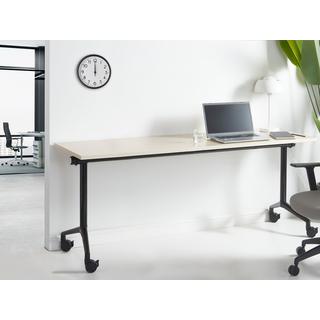 Beliani Zusammenklappbarer Schreibtisch aus Stahl Modern CAVI  