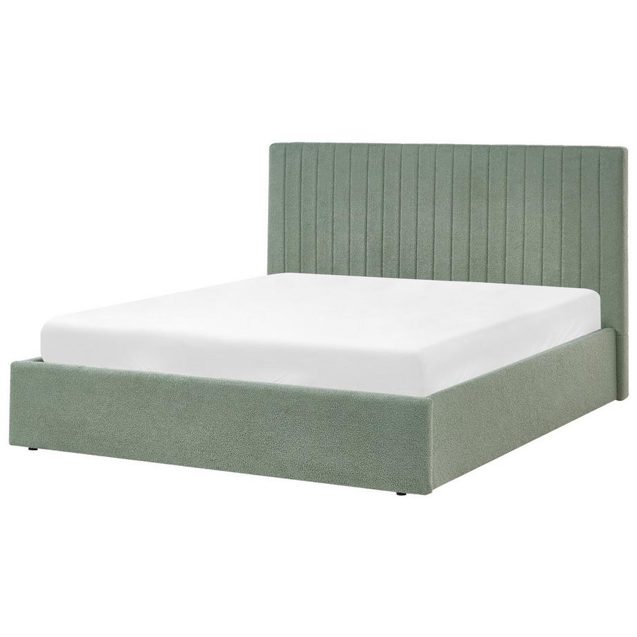 Beliani Lit ottoman en Bouclé  VION  