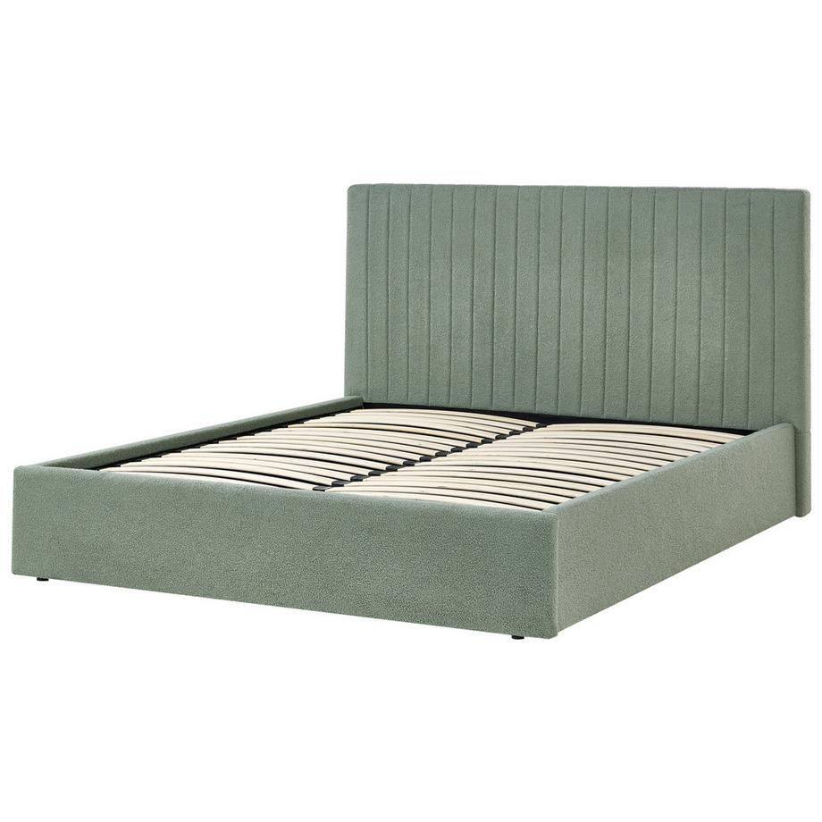 Beliani Lit ottoman en Bouclé  VION  
