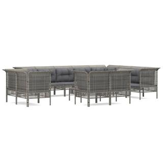 VidaXL Garten lounge set poly-rattan  