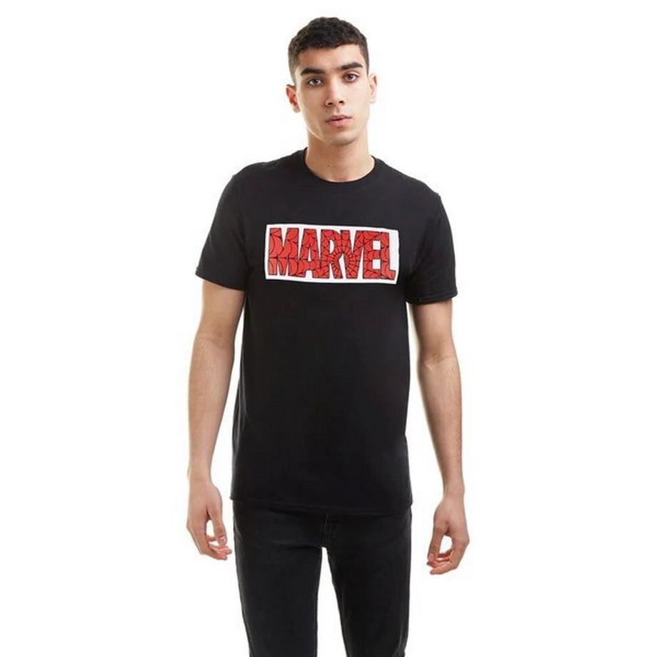 MARVEL Logo Ragnatela T-Shirt  