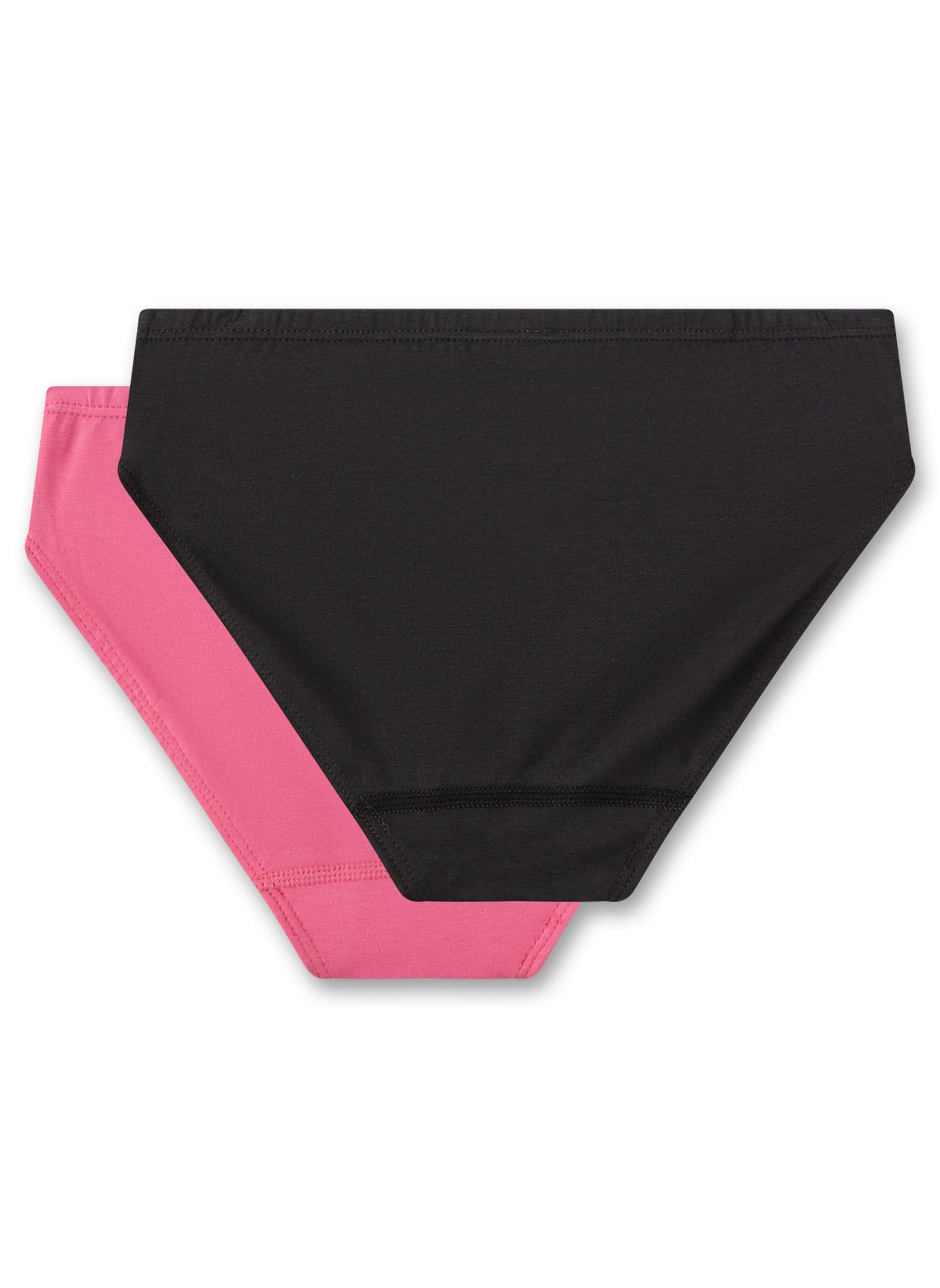 Sanetta  Mädchen-Rioslip (Doppelpack) pink & black 