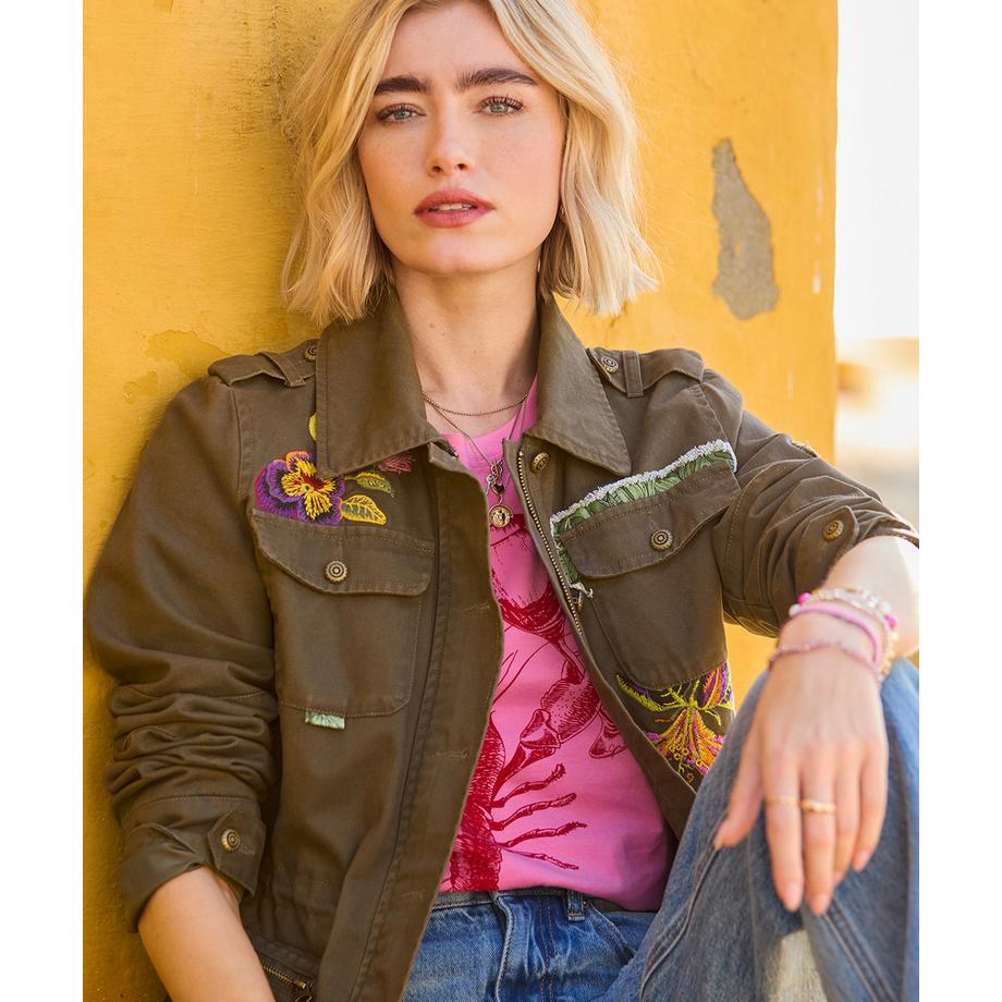 Joe Browns Veste brodée style militaire  