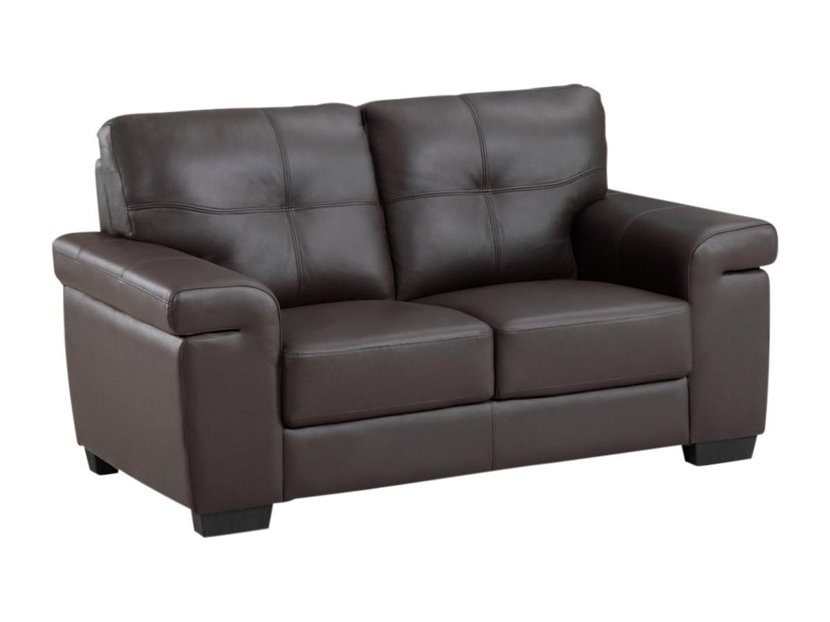 Vente-unique Ledersofa 2Sitzer HAZEL  