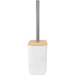 Kleine Wolke  WC-Toilettenbürste Crossover Bambus, 9.2 x 36 cm, Weiss 