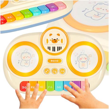 Northio  Piano éducatif organique beige pour enfants 