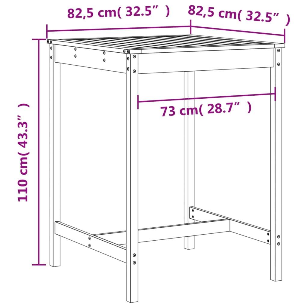 VidaXL Gartenbar set kiefernholz  