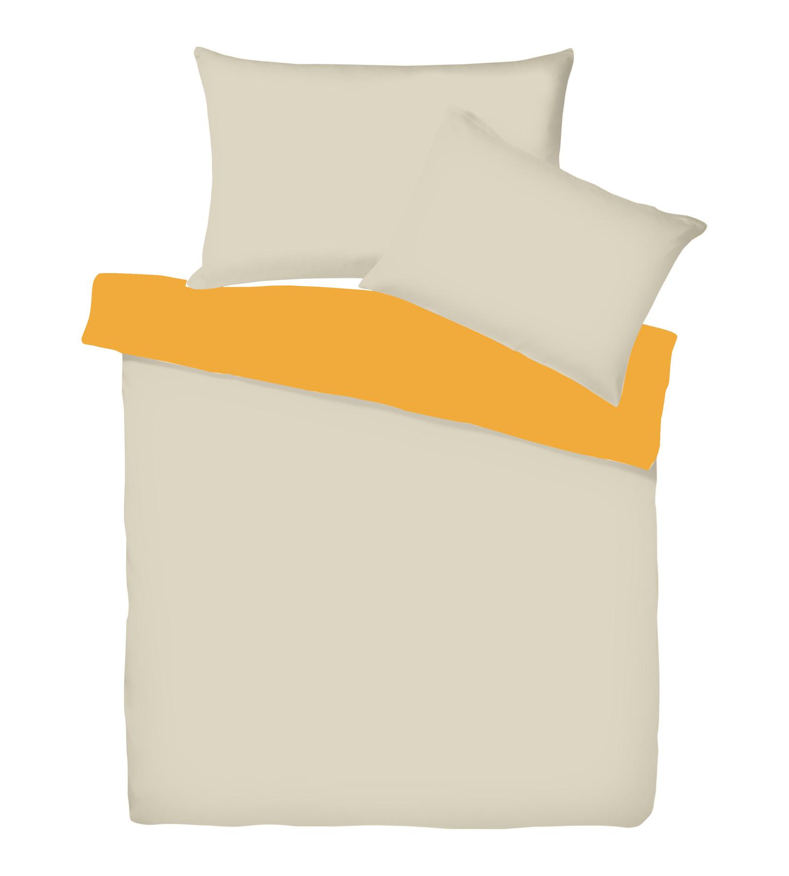 Living Home Uni Satin Doubleface Taie de duvet  