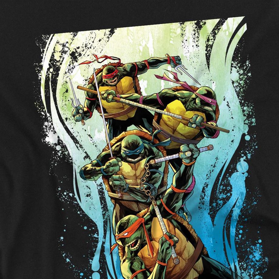 TEENAGE MUTANT NINJA TURTLE  T-ShirtCool Rainbow Warriors 