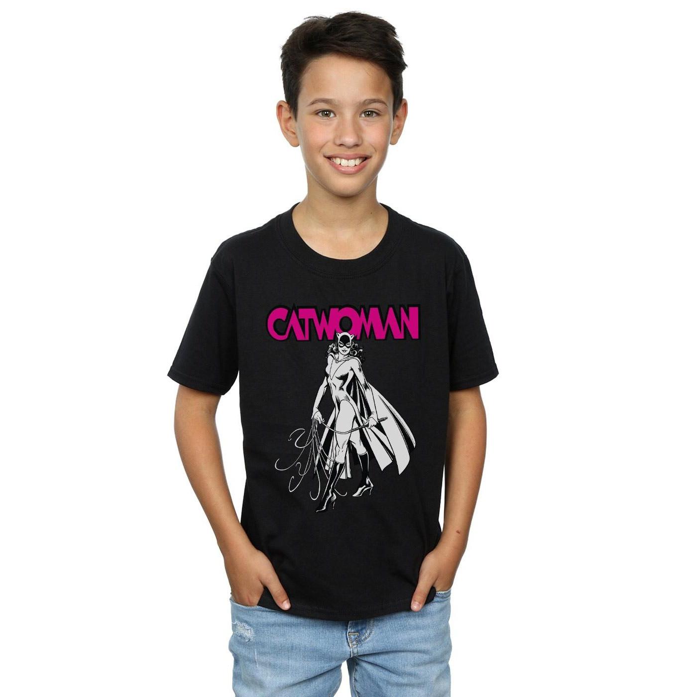 DC COMICS  Tshirt CATWOMAN WHIP 