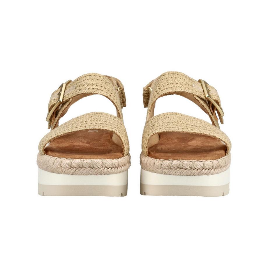 TOMS Sandali con plateau intrecciati con fibbie  