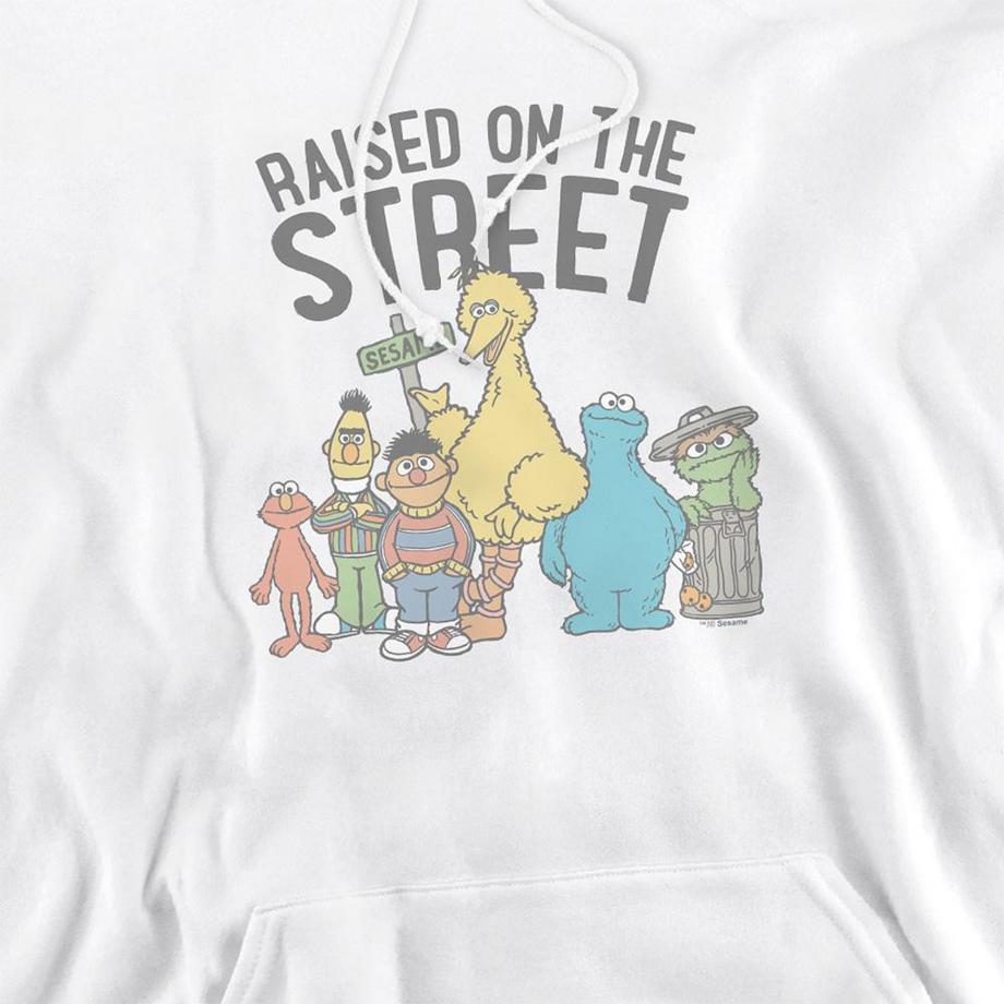 Sesame Street  Raised On The Streets Kapuzenpullover 