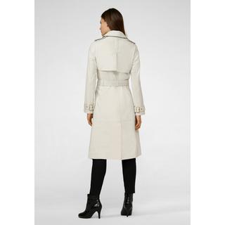 RICANO  Manteau en cuir  Gloria, trench avec col à revers 