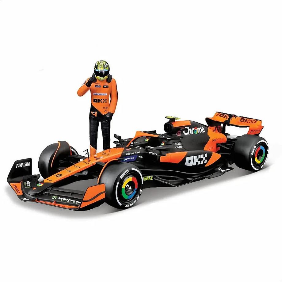 McLaren F1 MCL38 2024 avec figurine Norris