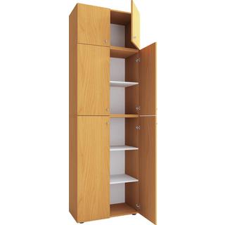 VCM XXL Armoire de bureau en bois Armoire à dossiers Livres Meubles de bureau Classeur Lona 5x A  